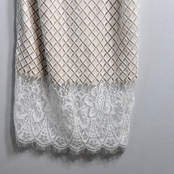 Lulus Heartfelt Thoughts White Lace Sleeveless Bodycon Midi Dress size XS NWT - Picture 4 of 10